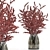 Natural Red Berry Branch Bouquet 3D model small image 1