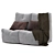 Minimalist Eco Weave Couch 3D model small image 3