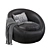Cozy Swivel Chair: Comfortable and Stylish Furniture for Any Space 3D model small image 3