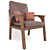 Luxury Leather Chair 3D model small image 3