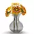 3D High-Poly Flower for Decor 3D model small image 1