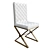 Deprimo Designer Dining Chair 3D model small image 1