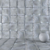 Form Grey Concrete Wall Tiles 3D model small image 1