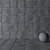 Form Grey Concrete Wall Tiles 3D model small image 3