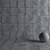 Form Grey Concrete Wall Tiles 3D model small image 4