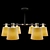 NATURA A YELLOW Ceiling Chandelier 3D model small image 1