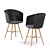 JYSK FAVRBJERG: Sleek Dining Chair 3D model small image 3