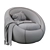 Cozy Swivel Chair: Stylish and Functional 3D model small image 5