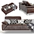 Luxurious Tesla Nicoletta Sofa 3D model small image 2