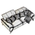 Luxurious Tesla Nicoletta Sofa 3D model small image 4