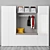 OPHUS 9-Door Wardrobe: Spacious and Stylish 3D model small image 1