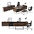 Executive Office Desk Manager 3D model small image 1