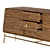 Bold Copper Retro Sideboard 3D model small image 2