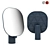 Muuto Mimic Mirror: Contemporary Reflection 3D model small image 1