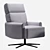 Cubi King Armchair: Modern Design, Perfect Comfort 3D model small image 3