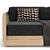Paloma Outdoor Sofa: Double Comfort in Style 3D model small image 2