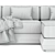 RH Outdoor Paloma: Modular Sofa 3D model small image 4