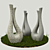 Garden Concrete Sculptures 3D model small image 1