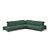 Belgian Fontane Sofa: Customizable and Comfortable with Innovative Features 3D model small image 4