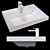 Andrea Classic Sink: Versatile Sizes & Elegant Design 3D model small image 3
