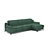 Levana Belgian Sofa: Modern, Customizable, Comfortable 3D model small image 2