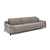 Levana Belgian Sofa: Modern, Customizable, Comfortable 3D model small image 3