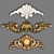 Elegant Carved Ornaments 3D model small image 1