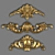 Elegant Carved Ornaments 3D model small image 2