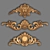 Elegant Carved Ornaments 3D model small image 3