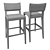 Sollos Anna Wood and Fabric Bar Stool 3D model small image 5