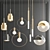 Modern Hanging Light Set of Four 3D model small image 1