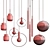 Modern Hanging Light Set of Four 3D model small image 2