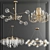 Elegant Chandelier Collection: Gallotti & Radice, Alma, Willow & Linda Mimosa 3D model small image 1