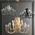 Elegant Chandelier Collection: Gallotti & Radice, Alma, Willow & Linda Mimosa 3D model small image 5