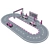 Pink Racing Car Set for Kids 3D model small image 1