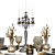 Elegant Dining Set: 391844 Poly & 318796 Verts 3D model small image 3