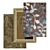 Luxury Carpets Set: High-Quality Textures 3D model small image 1