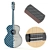 Elegant Classical Guitar: Precision Crafted 3D model small image 3