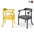 Elegant Muuto Raw Chair - Scandinavian Design 3D model small image 1