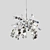 Modern Chrome Pendant Light Terzani 40.2058 3D model small image 1