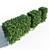 Lush Green Hornbeam Hedge 3D model small image 4