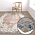 Deluxe Set of 3 Carpets 3D model small image 5