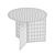 Sleek Round Hay Slit Table 3D model small image 3