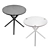 Sleek Neb Round Side Table 3D model small image 2