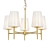 Elegant Demitri 5-Light Chandelier 3D model small image 1