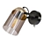 Mars Wall Light: Adjustable Shade 3D model small image 1