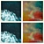 Modern Wall Art Set No. 1048 - 2 Paintings & 4 Frame Options 3D model small image 3