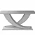 Console Aleal: Elegant Simplicity in Black Marble 3D model small image 3