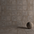 Trendy Taupe Concrete Wall Tiles 3D model small image 4