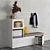 Modern OPHUS Combination Wardrobe: Stylish and Versatile Storage Solution 3D model small image 1